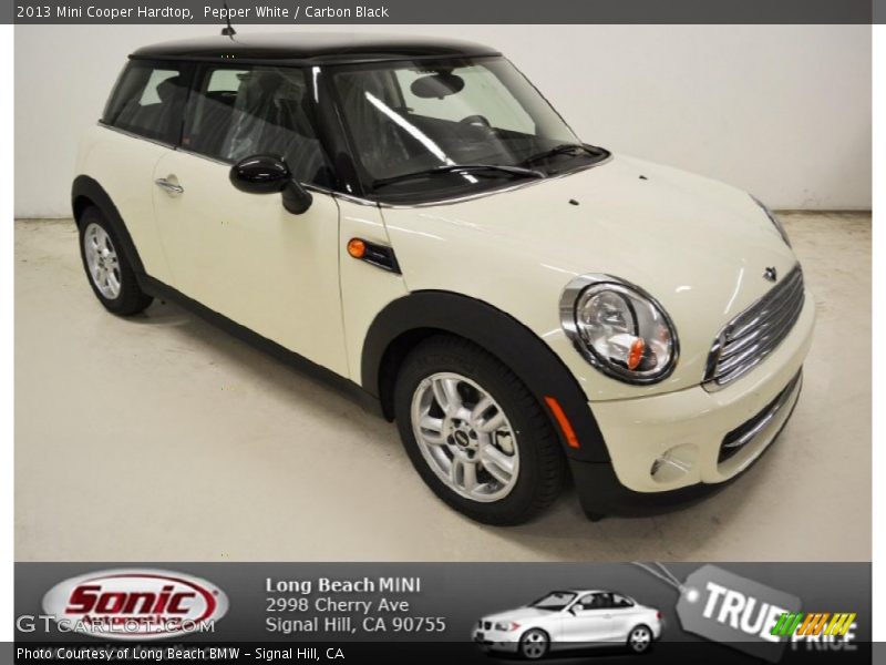 Pepper White / Carbon Black 2013 Mini Cooper Hardtop