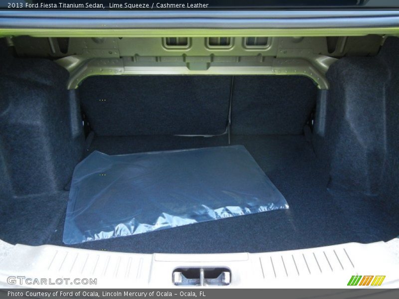  2013 Fiesta Titanium Sedan Trunk