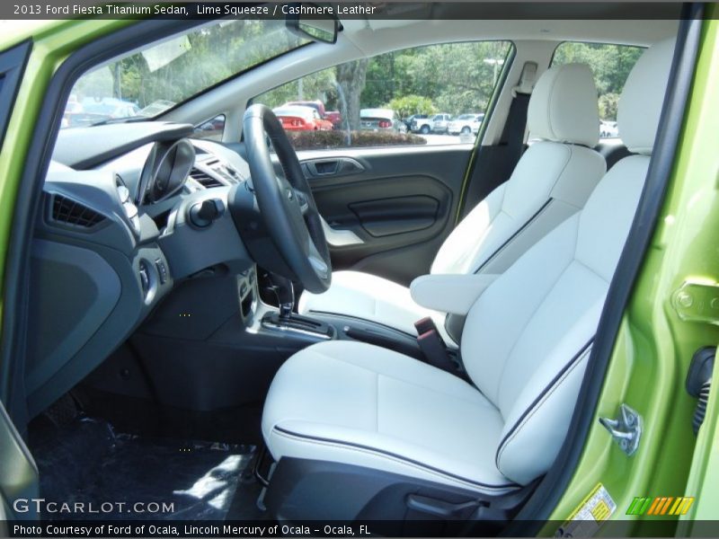  2013 Fiesta Titanium Sedan Cashmere Leather Interior