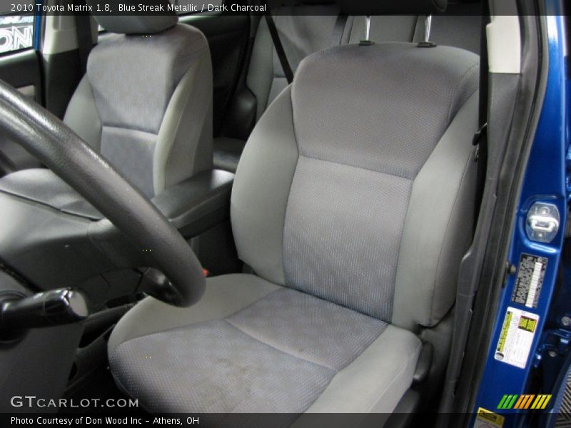 Blue Streak Metallic / Dark Charcoal 2010 Toyota Matrix 1.8