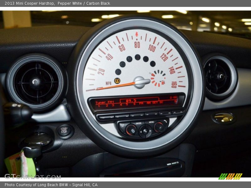 Pepper White / Carbon Black 2013 Mini Cooper Hardtop