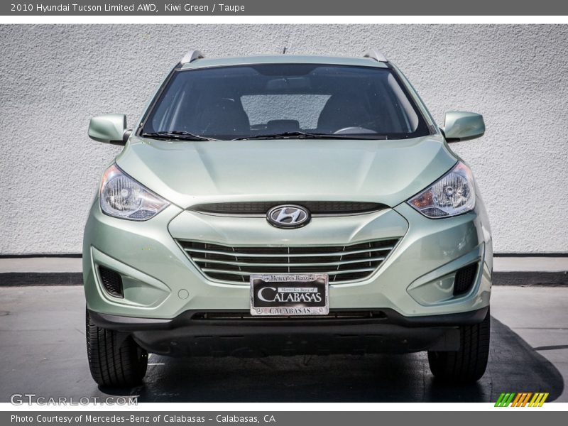 Kiwi Green / Taupe 2010 Hyundai Tucson Limited AWD