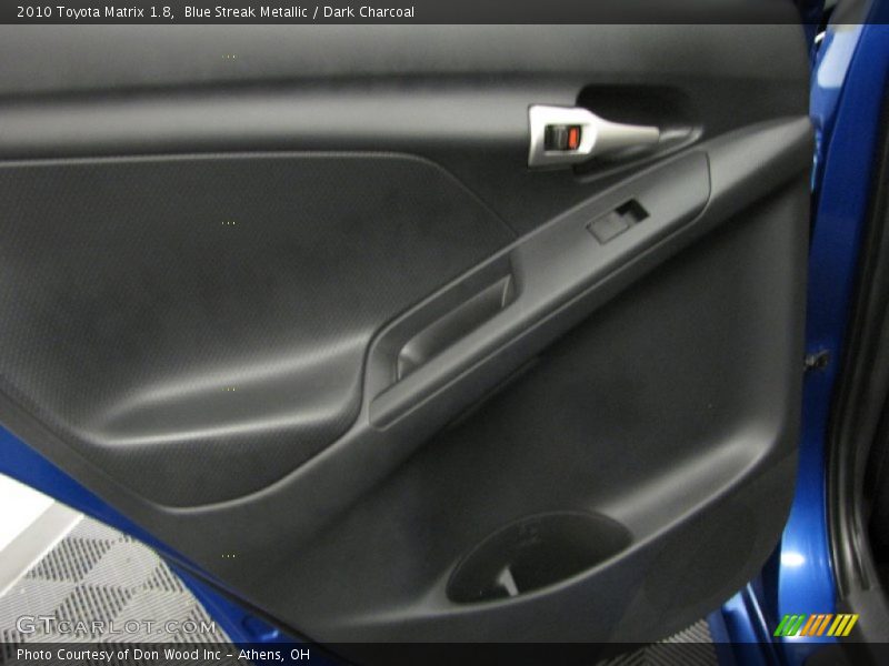 Blue Streak Metallic / Dark Charcoal 2010 Toyota Matrix 1.8