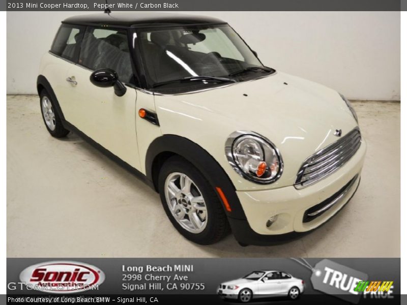 Pepper White / Carbon Black 2013 Mini Cooper Hardtop