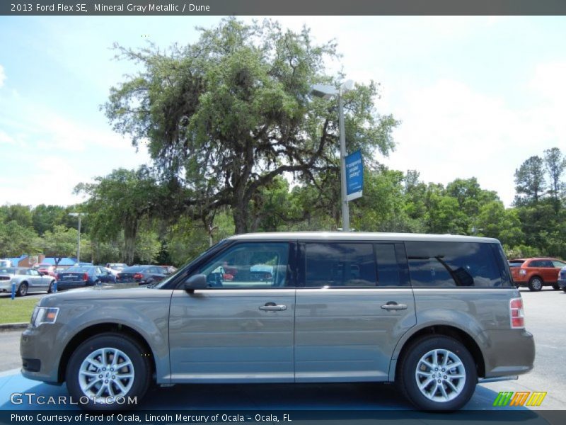 Mineral Gray Metallic / Dune 2013 Ford Flex SE