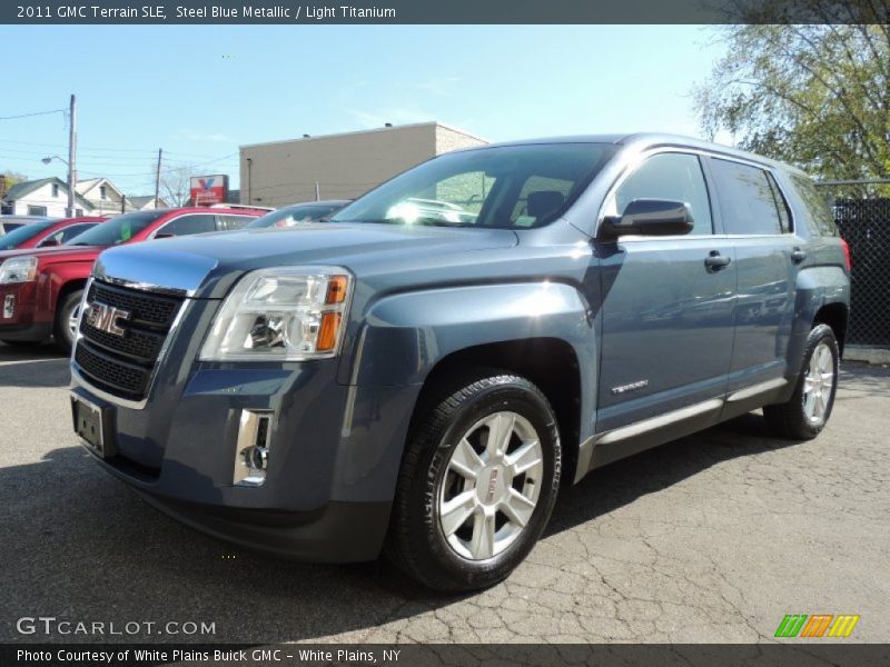 Steel Blue Metallic / Light Titanium 2011 GMC Terrain SLE