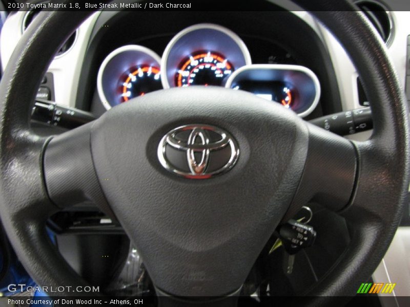 Blue Streak Metallic / Dark Charcoal 2010 Toyota Matrix 1.8
