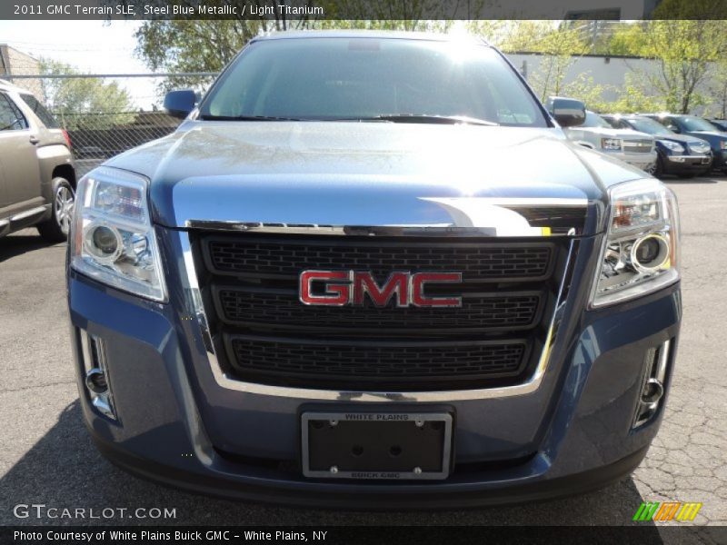 Steel Blue Metallic / Light Titanium 2011 GMC Terrain SLE