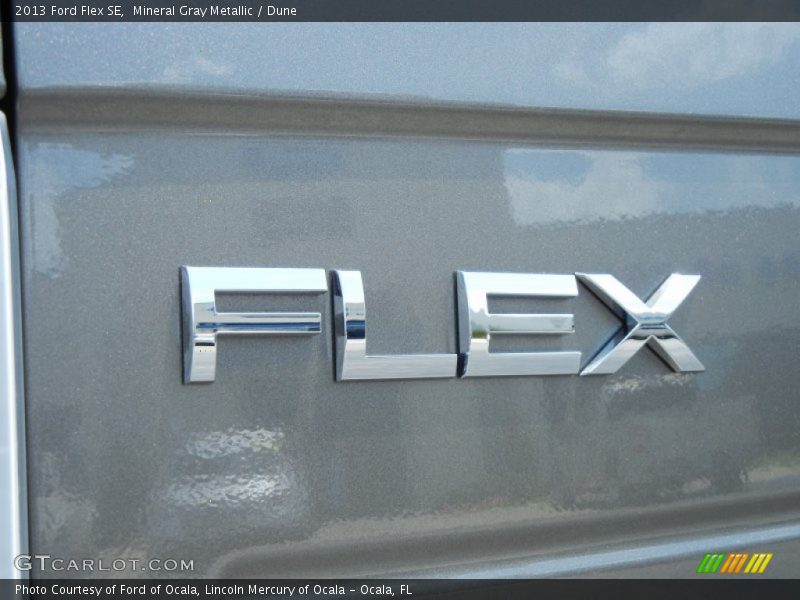Mineral Gray Metallic / Dune 2013 Ford Flex SE