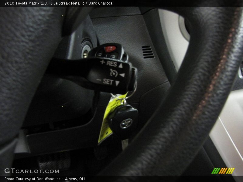 Blue Streak Metallic / Dark Charcoal 2010 Toyota Matrix 1.8