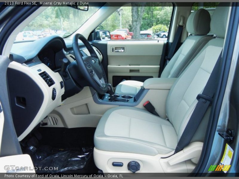 Mineral Gray Metallic / Dune 2013 Ford Flex SE