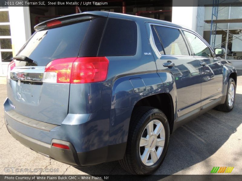 Steel Blue Metallic / Light Titanium 2011 GMC Terrain SLE