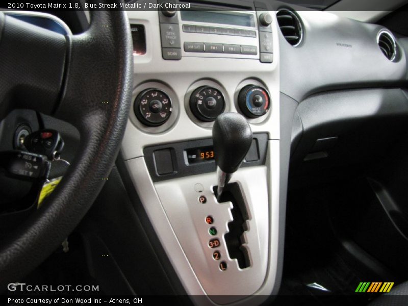 Blue Streak Metallic / Dark Charcoal 2010 Toyota Matrix 1.8