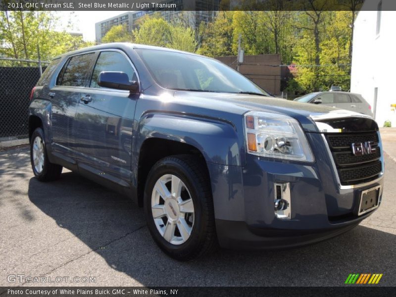 Steel Blue Metallic / Light Titanium 2011 GMC Terrain SLE