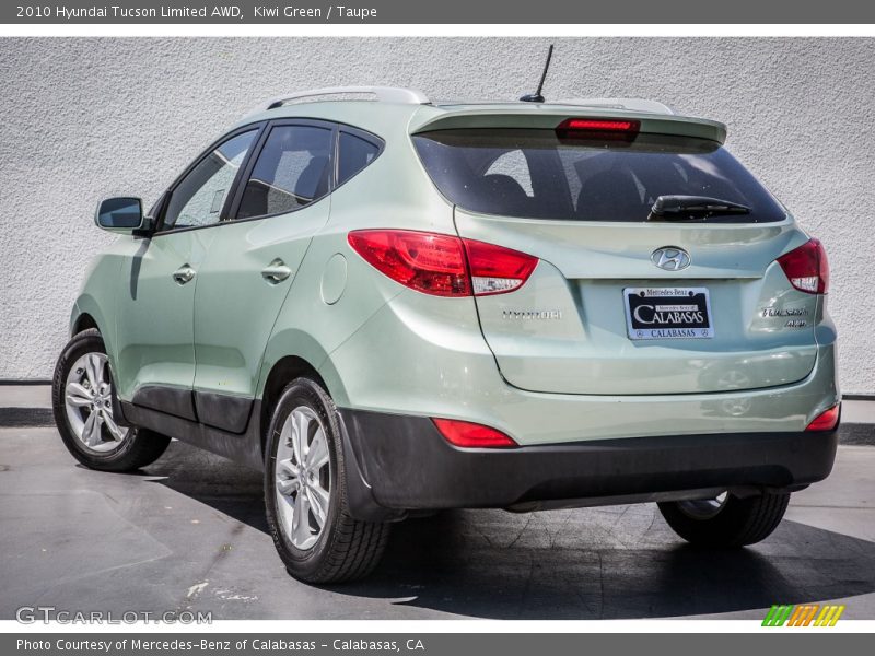 Kiwi Green / Taupe 2010 Hyundai Tucson Limited AWD