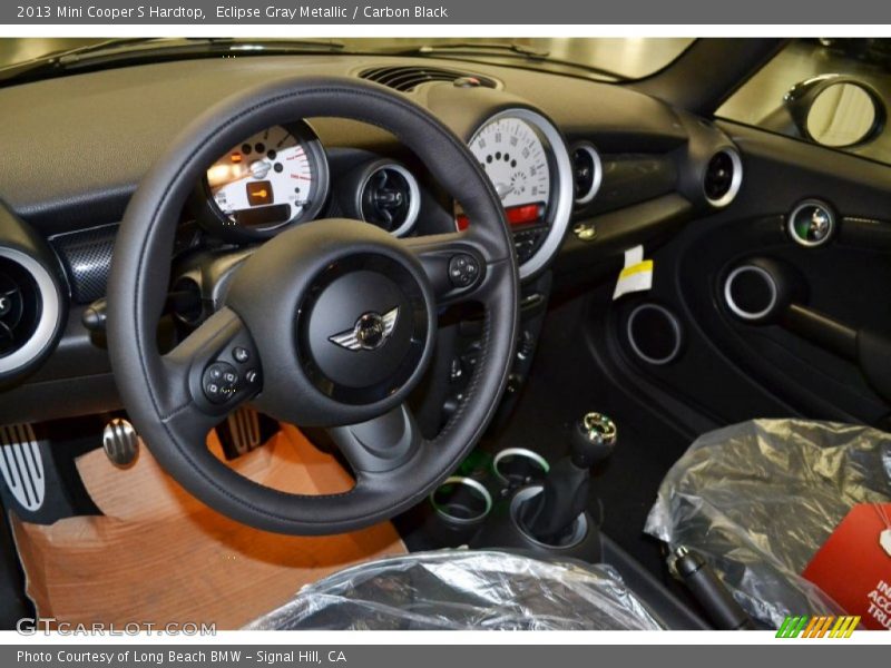 Eclipse Gray Metallic / Carbon Black 2013 Mini Cooper S Hardtop