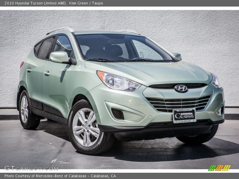 Kiwi Green / Taupe 2010 Hyundai Tucson Limited AWD