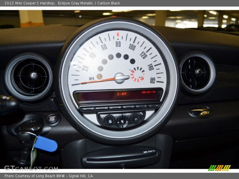 Eclipse Gray Metallic / Carbon Black 2013 Mini Cooper S Hardtop