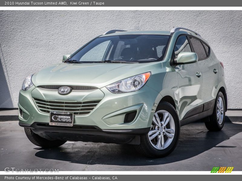 Kiwi Green / Taupe 2010 Hyundai Tucson Limited AWD