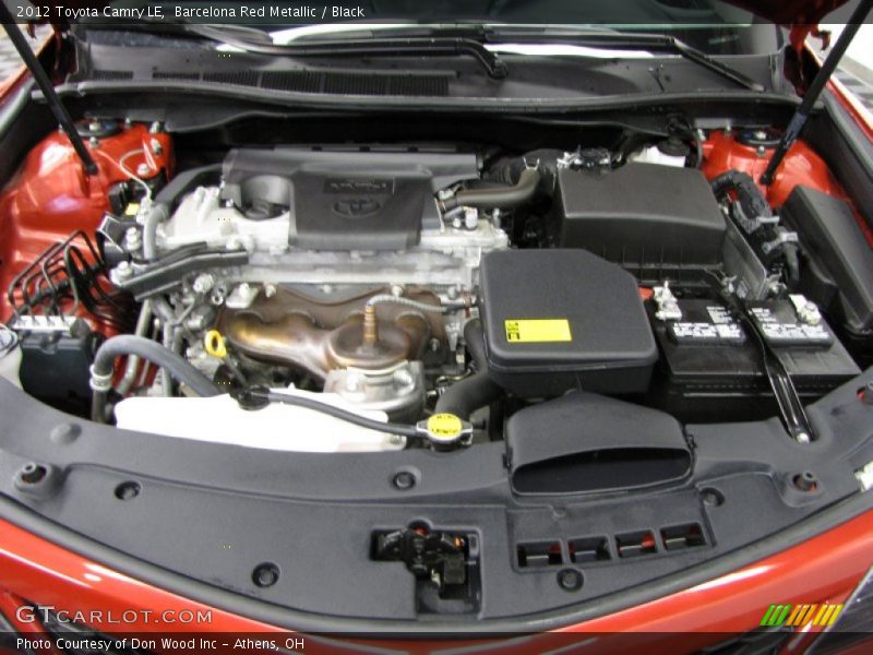 Barcelona Red Metallic / Black 2012 Toyota Camry LE