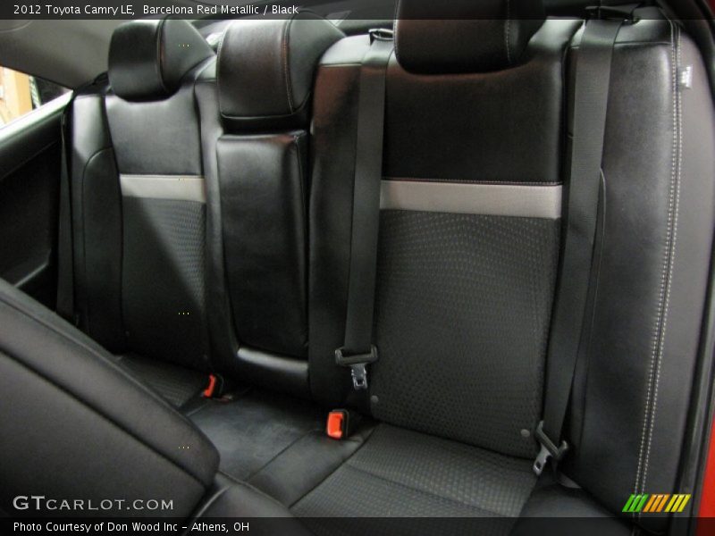 Barcelona Red Metallic / Black 2012 Toyota Camry LE