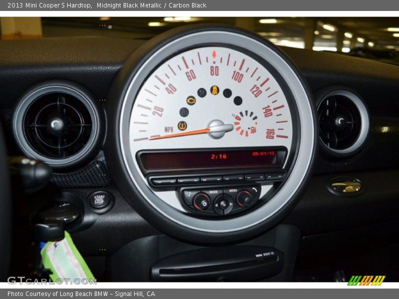 Midnight Black Metallic / Carbon Black 2013 Mini Cooper S Hardtop