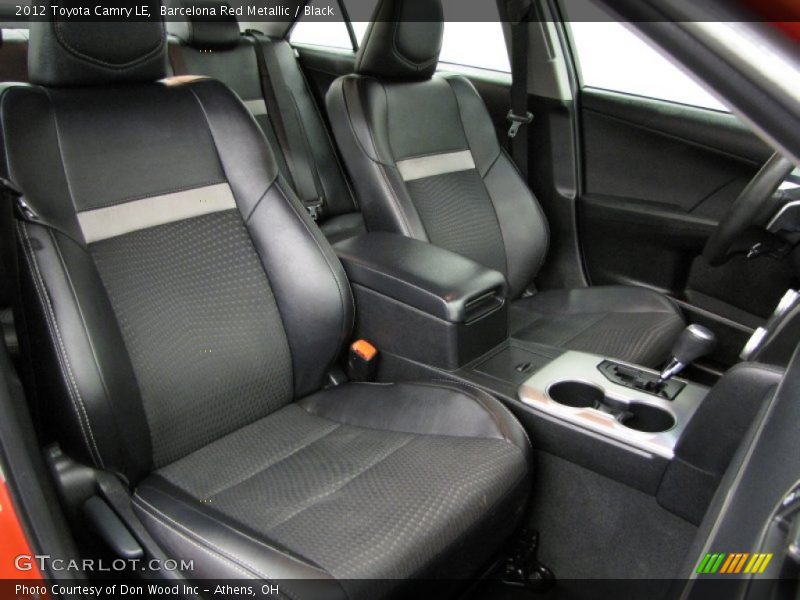 Barcelona Red Metallic / Black 2012 Toyota Camry LE