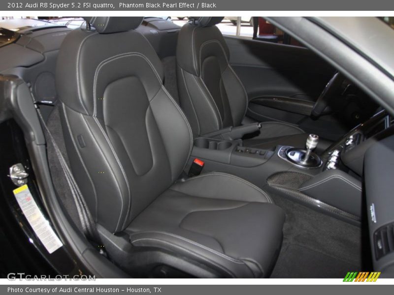 Phantom Black Pearl Effect / Black 2012 Audi R8 Spyder 5.2 FSI quattro