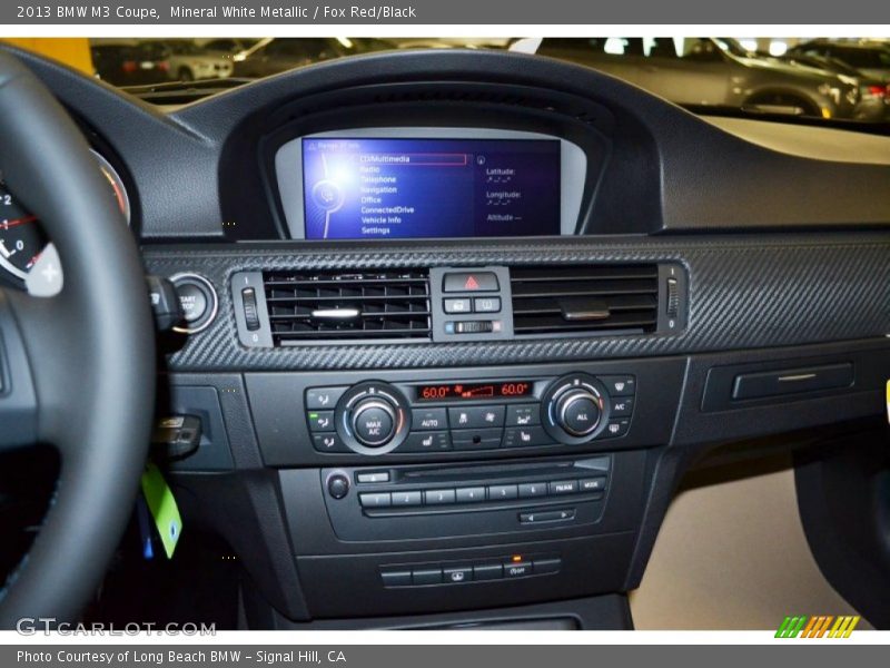 Controls of 2013 M3 Coupe