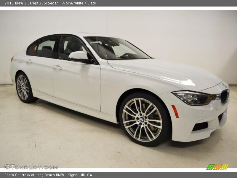 Alpine White / Black 2013 BMW 3 Series 335i Sedan