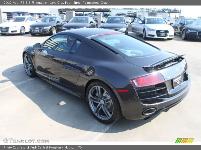 Lava Gray Pearl Effect / Limestone Gray 2012 Audi R8 5.2 FSI quattro