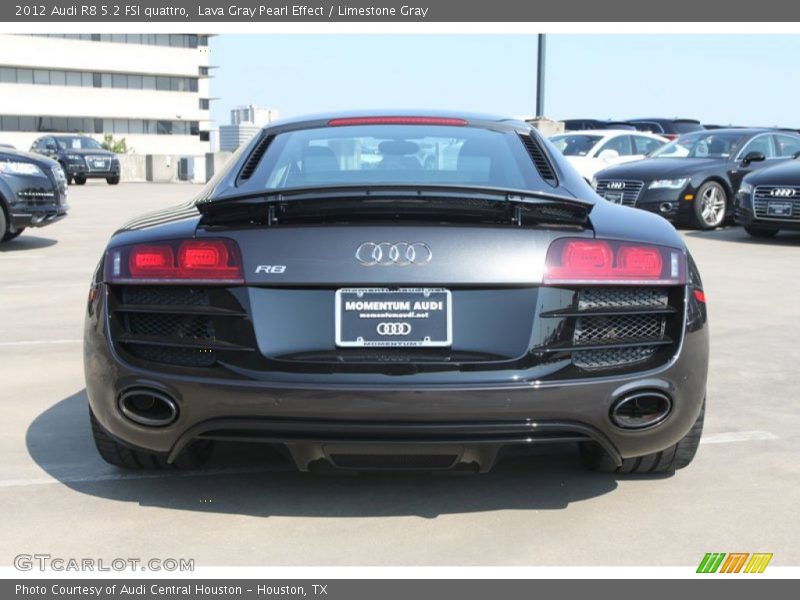 Lava Gray Pearl Effect / Limestone Gray 2012 Audi R8 5.2 FSI quattro