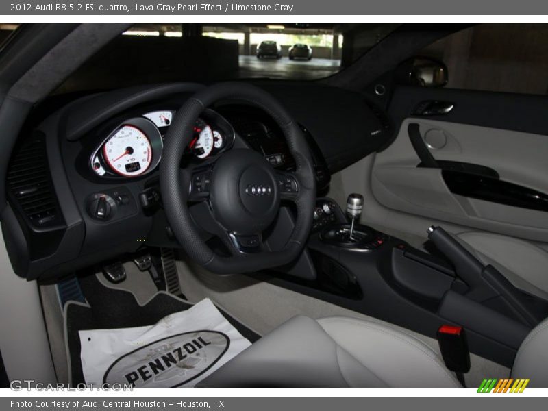 Lava Gray Pearl Effect / Limestone Gray 2012 Audi R8 5.2 FSI quattro