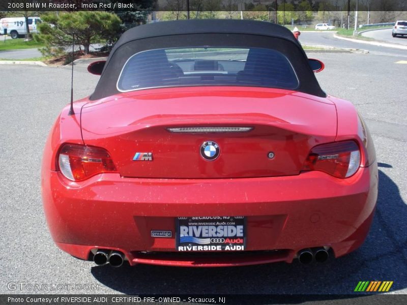 Imola Red / Black 2008 BMW M Roadster