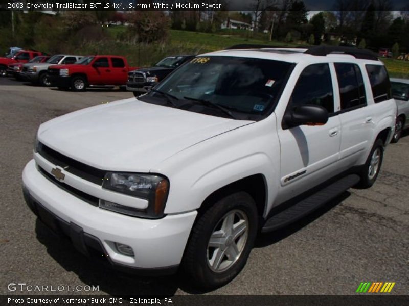 Summit White / Medium Pewter 2003 Chevrolet TrailBlazer EXT LS 4x4