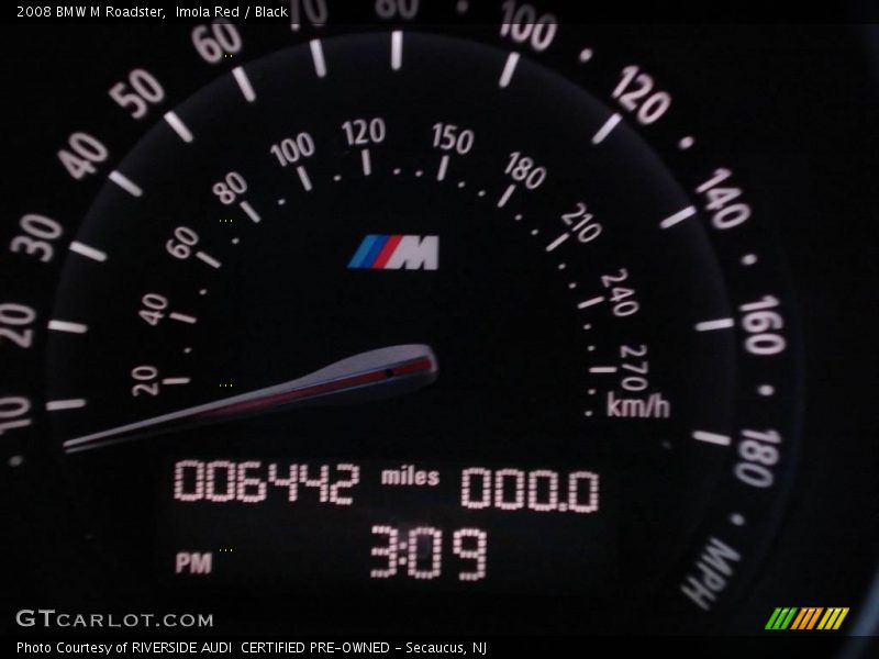 Imola Red / Black 2008 BMW M Roadster