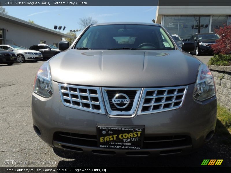Gotham Gray / Black 2010 Nissan Rogue S AWD