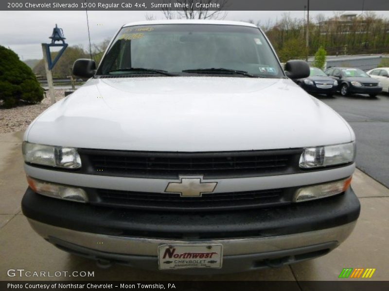 Summit White / Graphite 2000 Chevrolet Silverado 1500 Regular Cab 4x4
