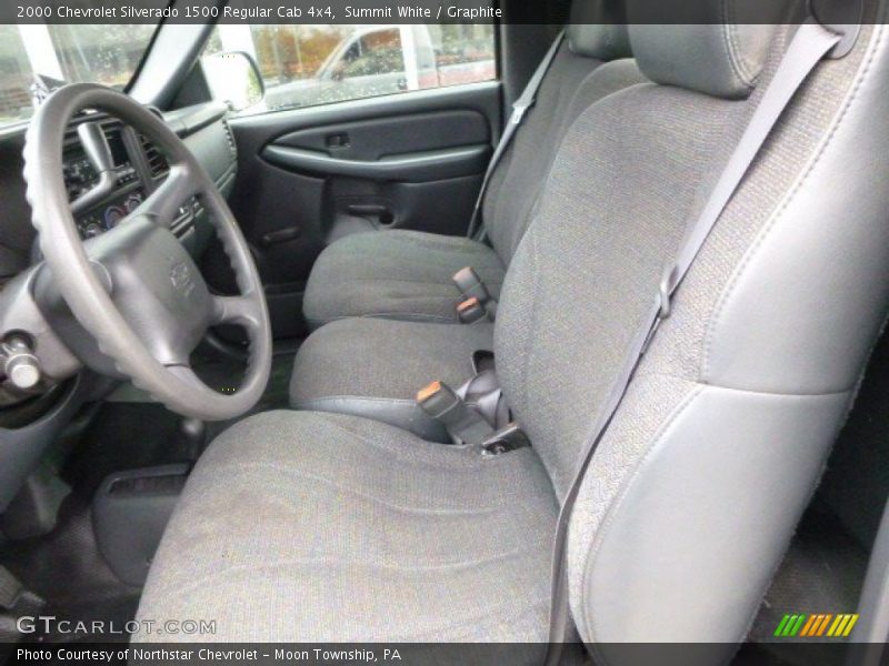 Summit White / Graphite 2000 Chevrolet Silverado 1500 Regular Cab 4x4
