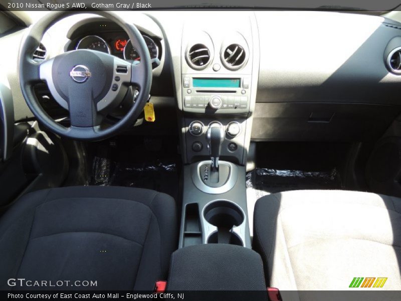 Gotham Gray / Black 2010 Nissan Rogue S AWD
