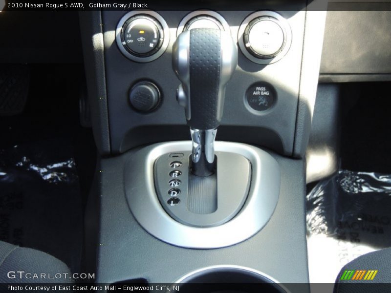 Gotham Gray / Black 2010 Nissan Rogue S AWD