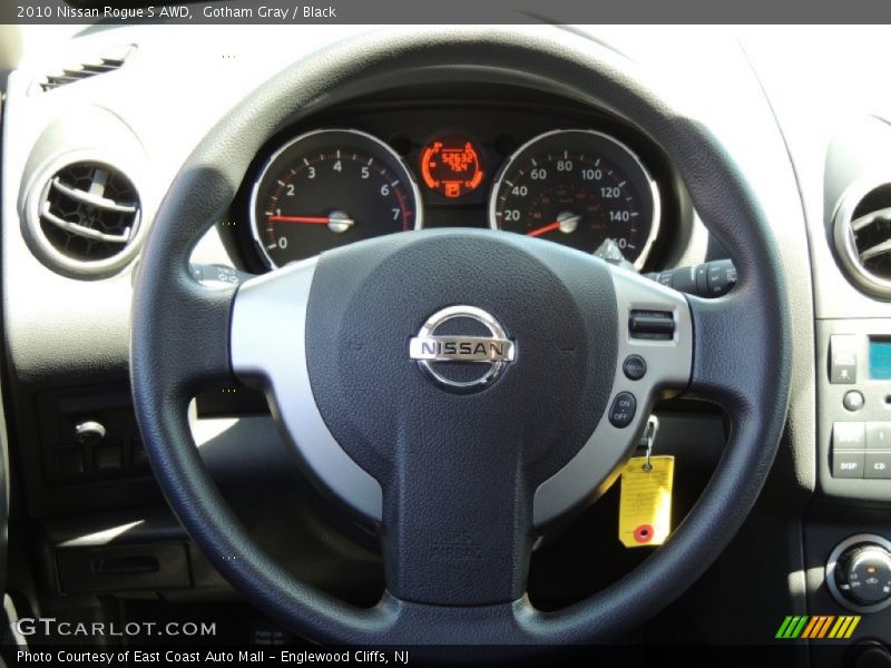 Gotham Gray / Black 2010 Nissan Rogue S AWD