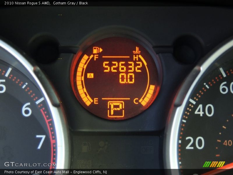 Gotham Gray / Black 2010 Nissan Rogue S AWD