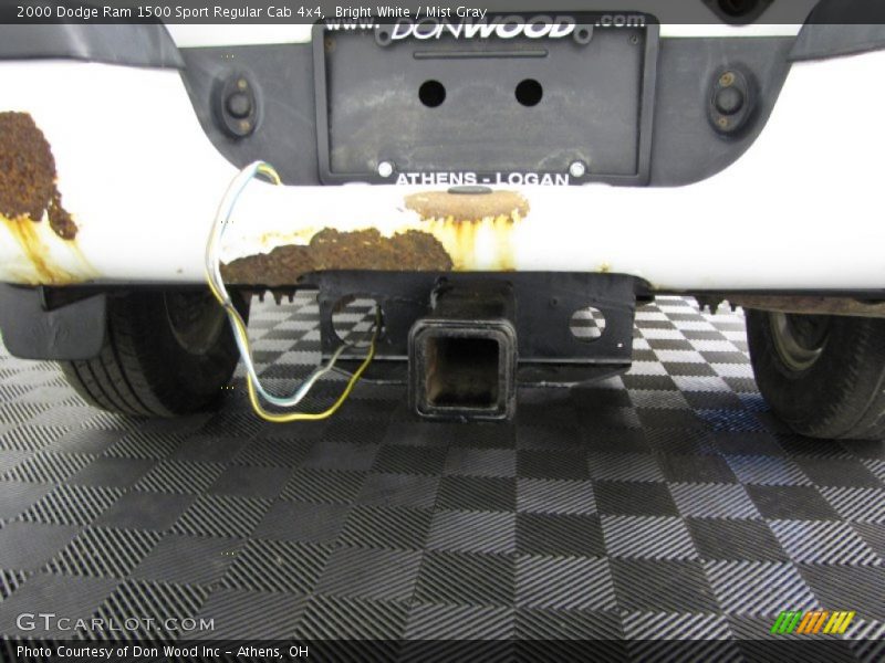 Bright White / Mist Gray 2000 Dodge Ram 1500 Sport Regular Cab 4x4