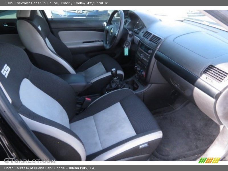  2009 Cobalt SS Coupe Ebony/Gray UltraLux Interior