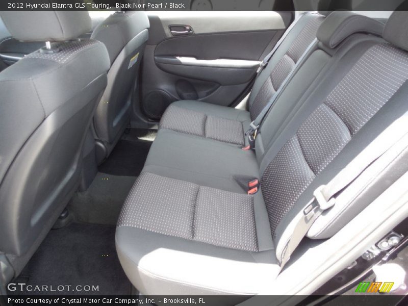 Black Noir Pearl / Black 2012 Hyundai Elantra GLS Touring