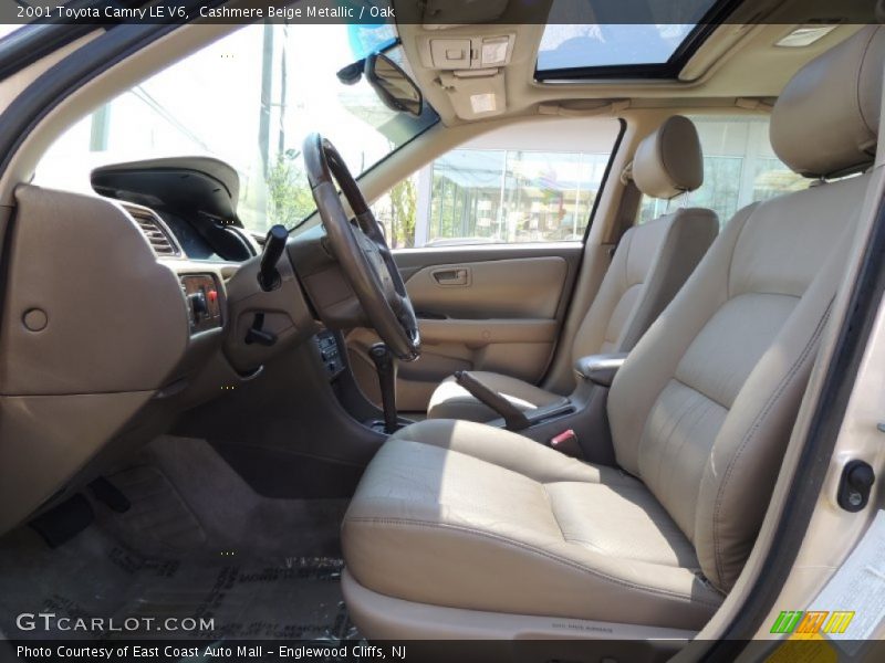 Front Seat of 2001 Camry LE V6