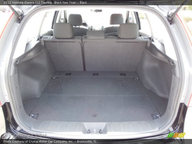Black Noir Pearl / Black 2012 Hyundai Elantra GLS Touring