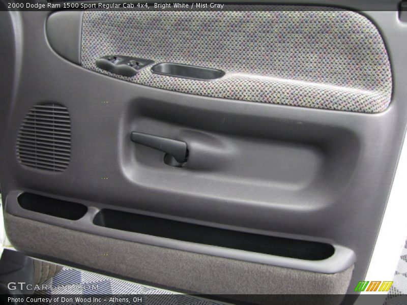 Bright White / Mist Gray 2000 Dodge Ram 1500 Sport Regular Cab 4x4