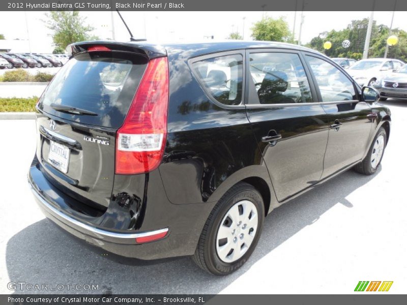 Black Noir Pearl / Black 2012 Hyundai Elantra GLS Touring